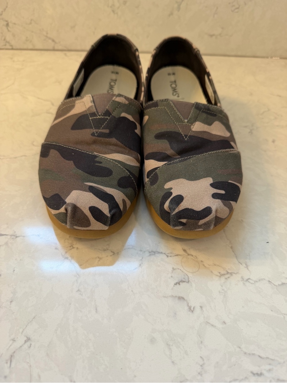 Toms Men's Alpargata Size 10 Camouflage Camo Canvas - Picture 5 of 5